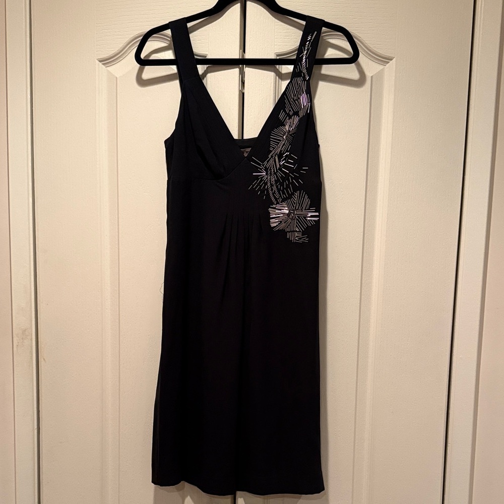 Jigsaw Black 100% Silk Dress